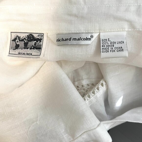Richard Malcolm Irish Linen Blouse - Picture 4 of 5